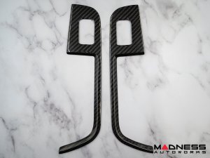 Alfa Romeo Stelvio Door Window Switch Trim Kit - Carbon Fiber - Feroce Carbon